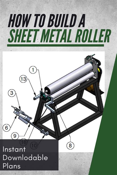 build plans for homeade sheet metal roller|make your own rolling table.